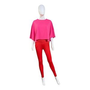 Shein Curve Fuchsia Pink Crop Top, 4XL